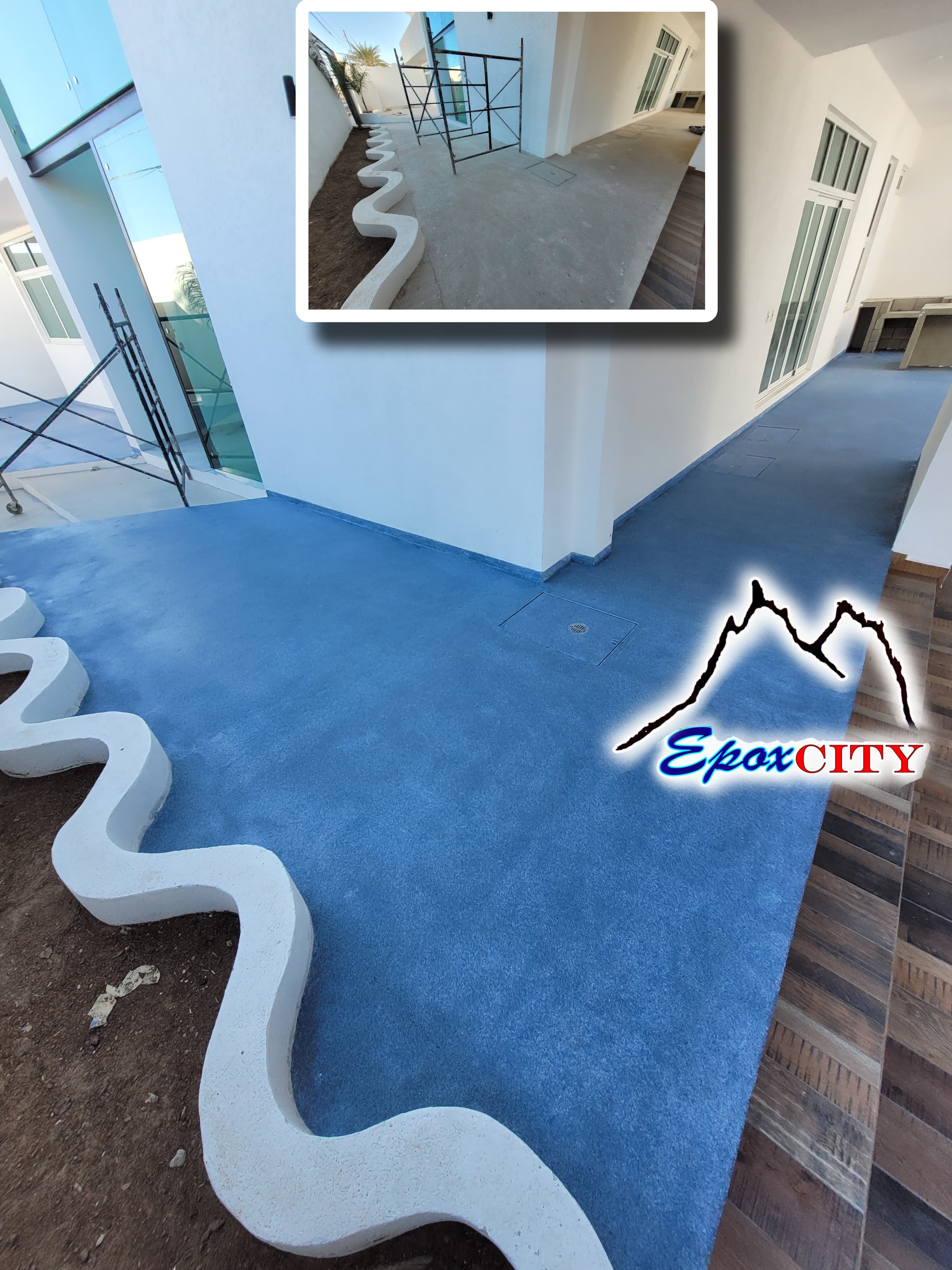 Terraza y patio residencial, Sistema Quartz — vista 3