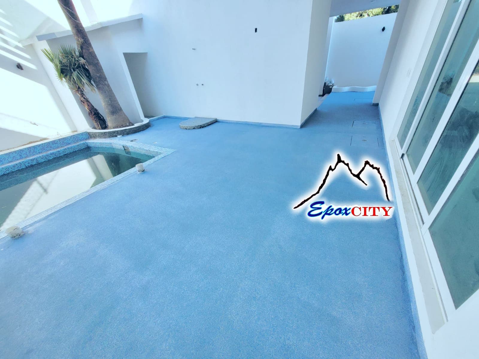 Terraza y patio residencial, Sistema Quartz — vista 1
